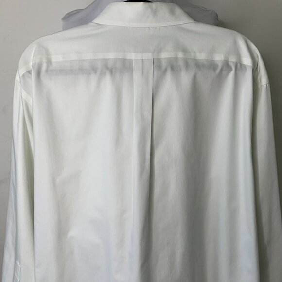 Brooks Brothers 346 Men's White Long Sleeve Button Down Shirt Size 18 4/5 - Picture 9 of 15